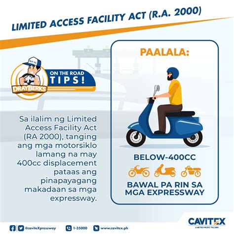 MPT South reminds motorists: Below 400cc motorcycles still .